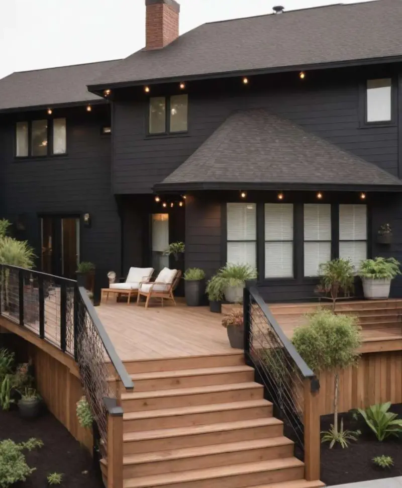 Architectural style deck stain