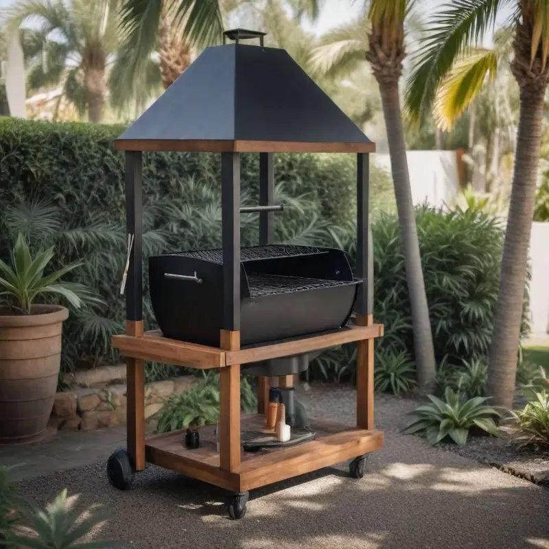 Charcoal Grill Station bbq