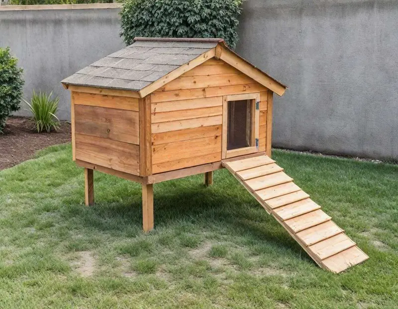 DIY pallet chicken coop