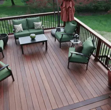 Deep Walnut Brown deck stain