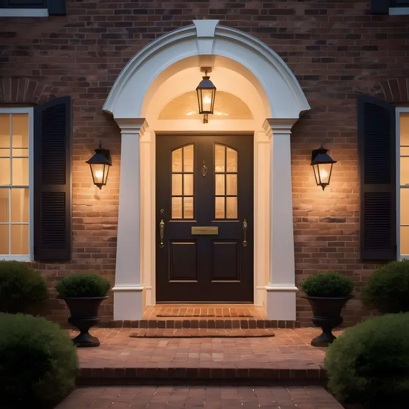 Carriage-Lantern-and-Brick-Entry
