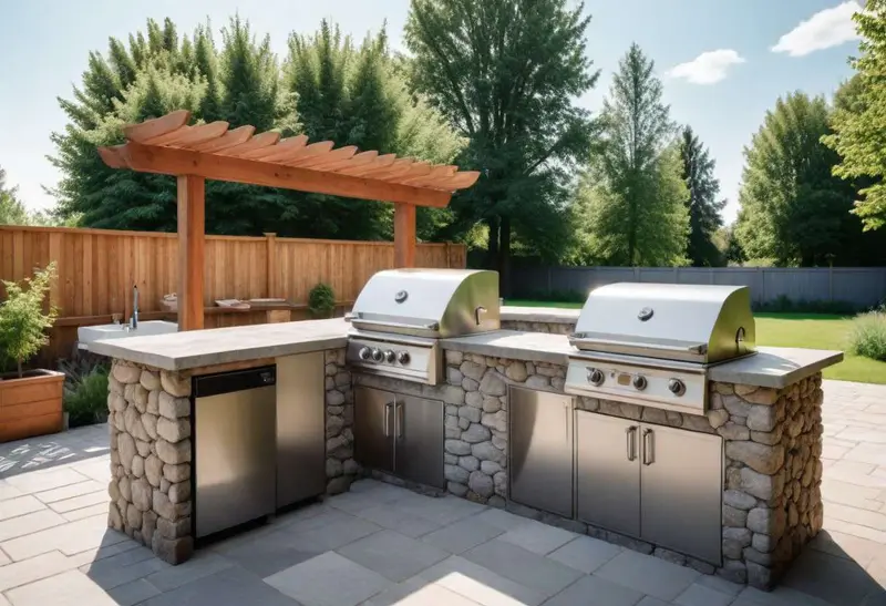 Kitchen-Style Grill Station refrigerator