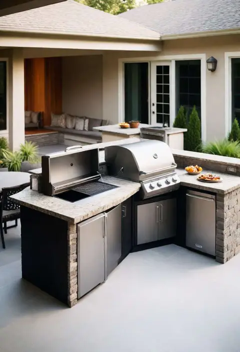 Kitchen-Style Grill Station