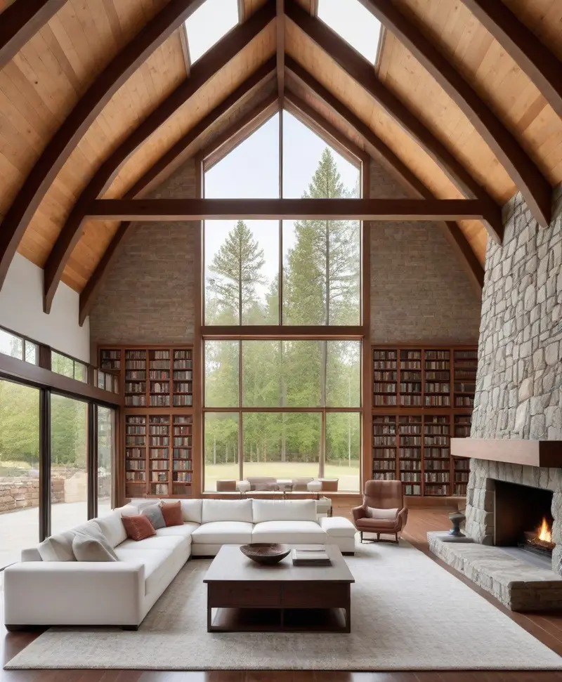 Modern rustic retreat