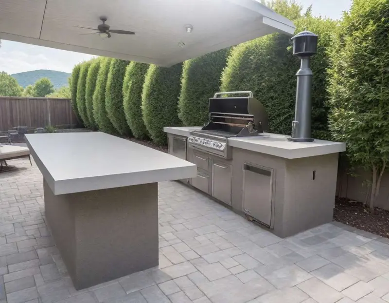 Outdoor Grill Island Designs