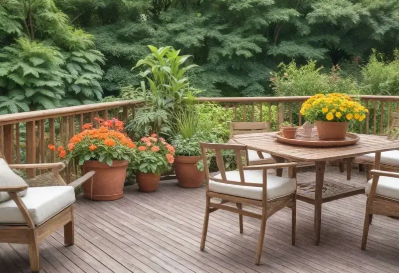 Outdoor design natural blend