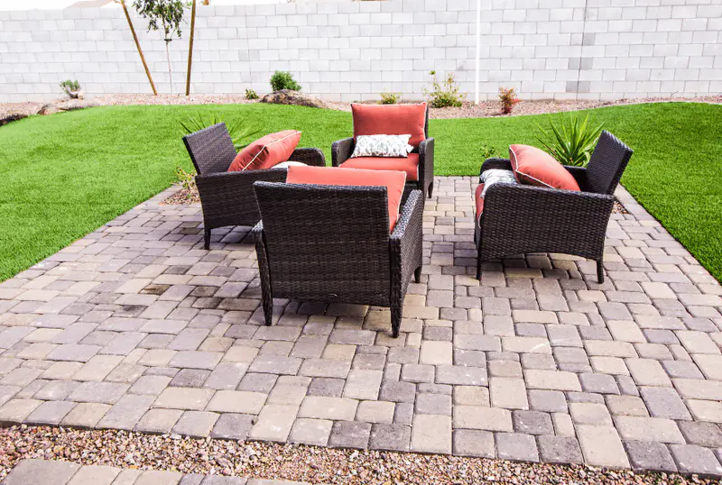 Permeable Pavers for Patios backyard