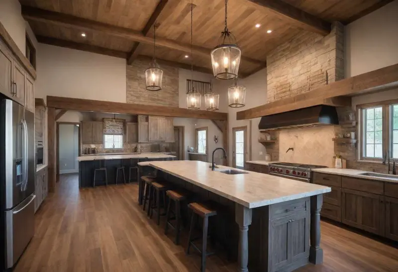 Rustic Luxury Barndominium design