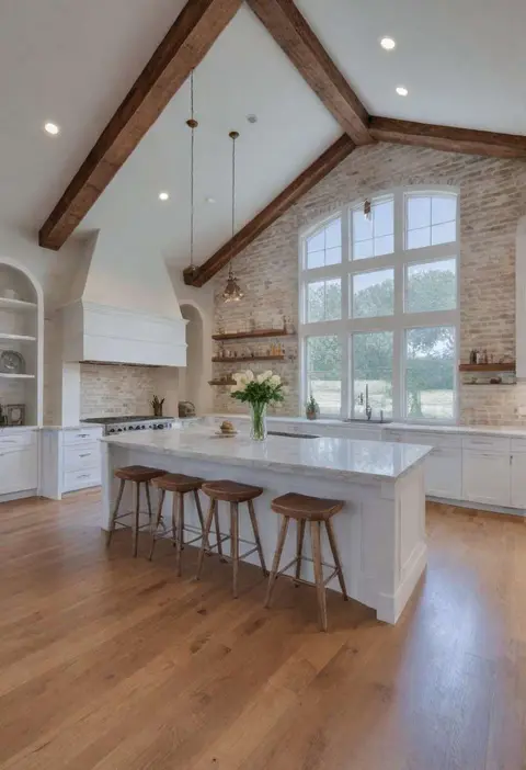 Rustic and modern barn