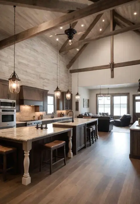 Rustic luxury barndominium