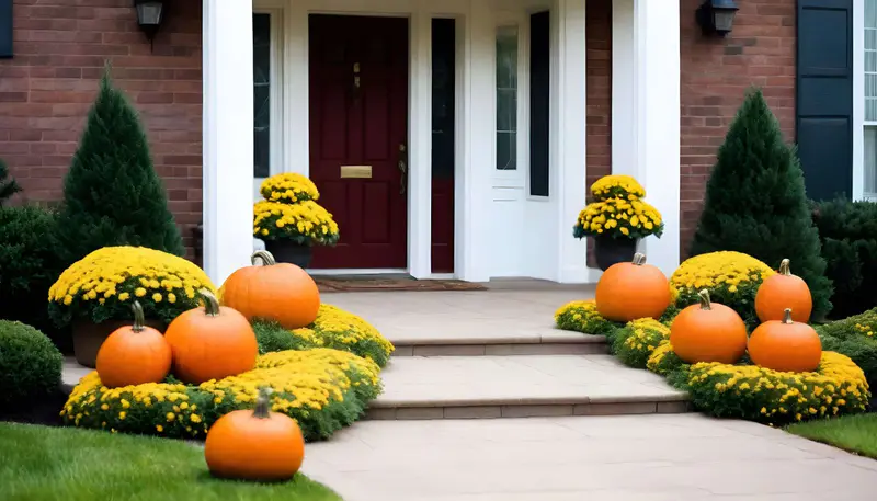 Seasonal Decor driverway entrance