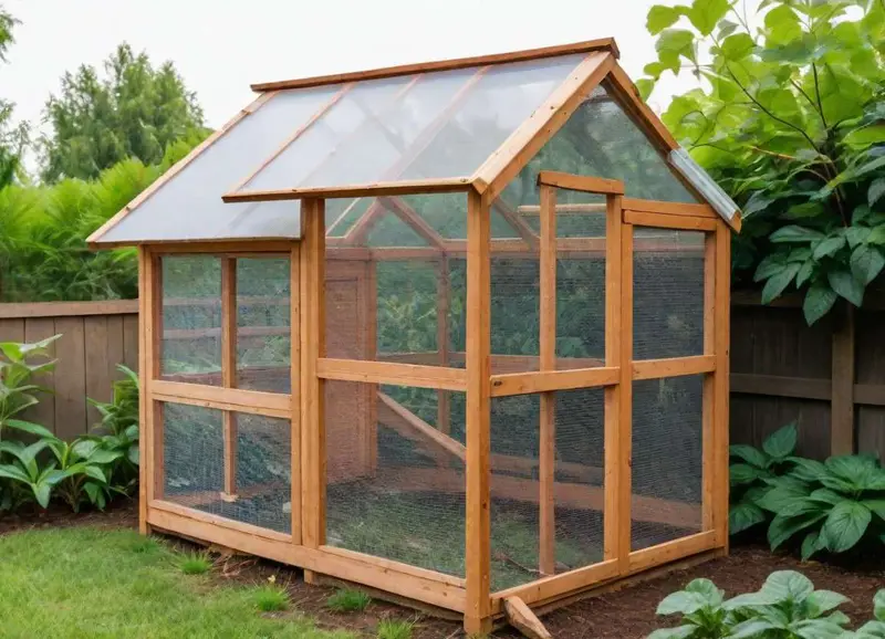 See-through ceiling coop