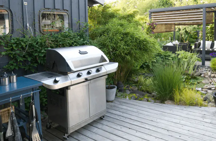 Stainless Steel Gas Grill station