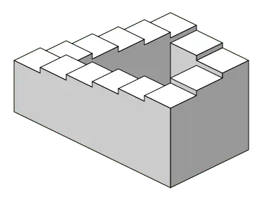 The Staircase Illusion Effect