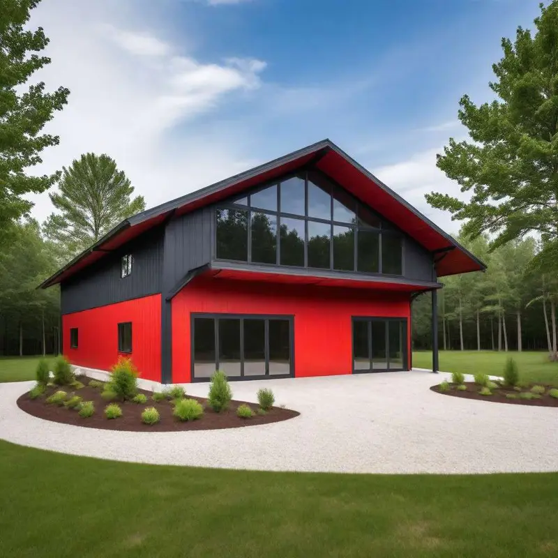 Unique barndominium aesthetic