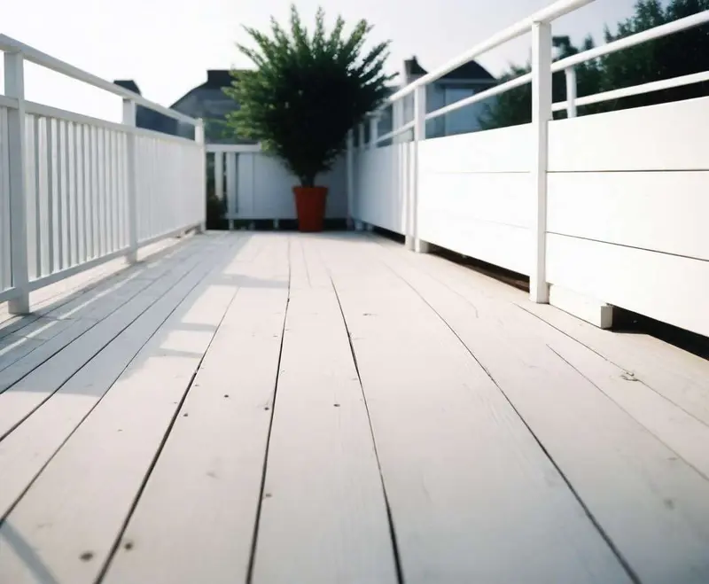 White Wash deck stain