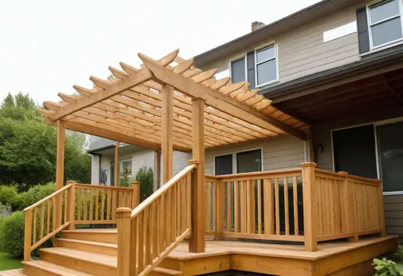 Yellowish-brown wood stain