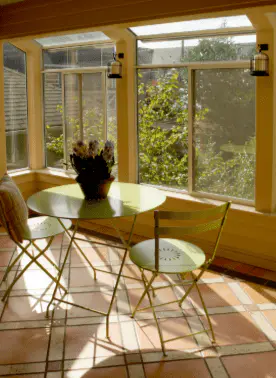 breakfast sunroom