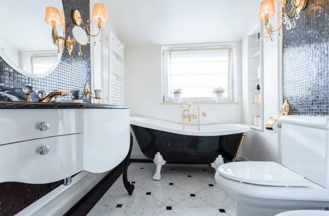 ceramic modern bathroom floor