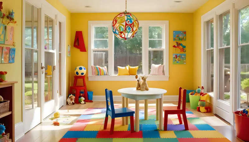 children playroom area