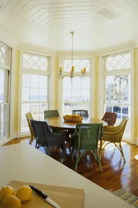 small table sunroom