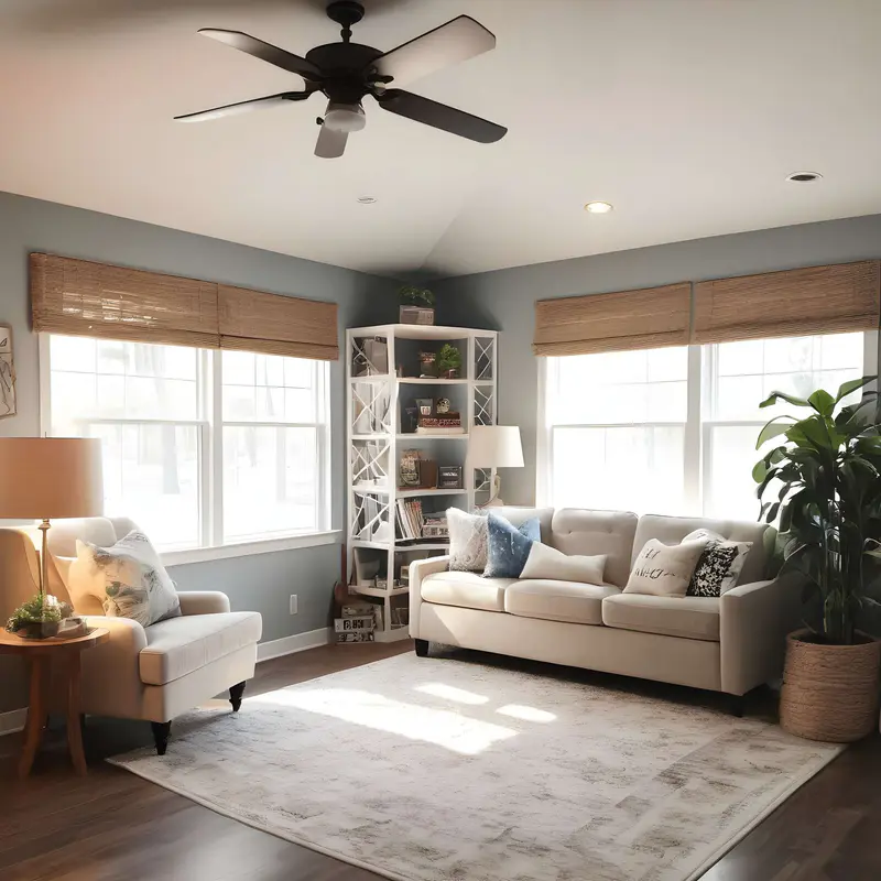 corner sunroom craft theme