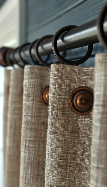 curtain rod focus