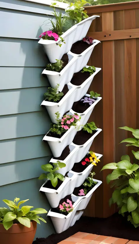 downspout planter