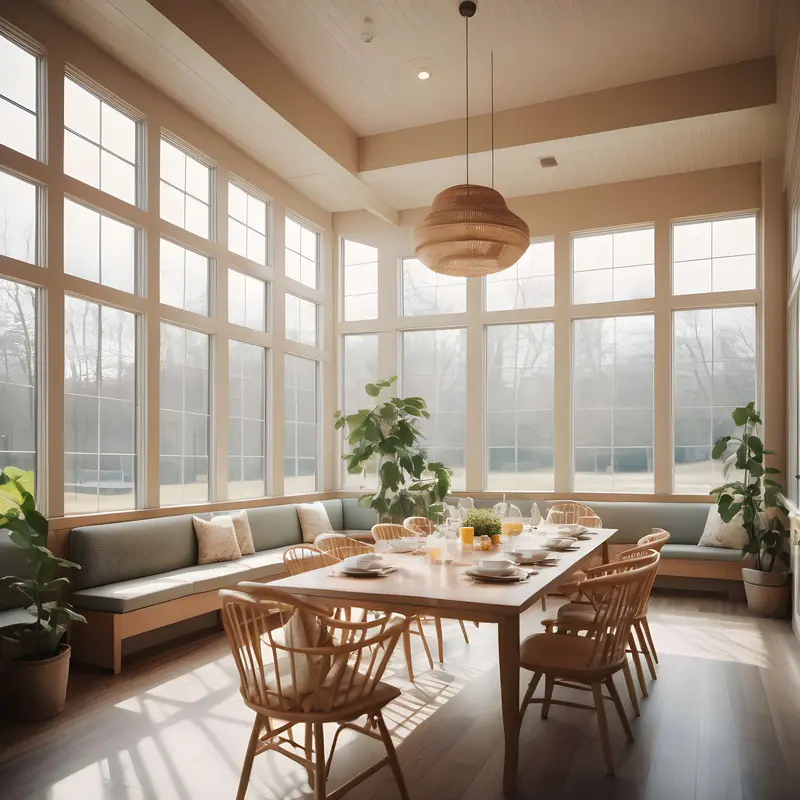 family dining sunroom