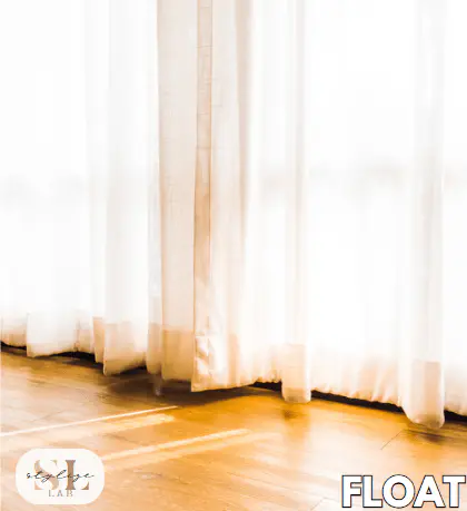 float curtain panel