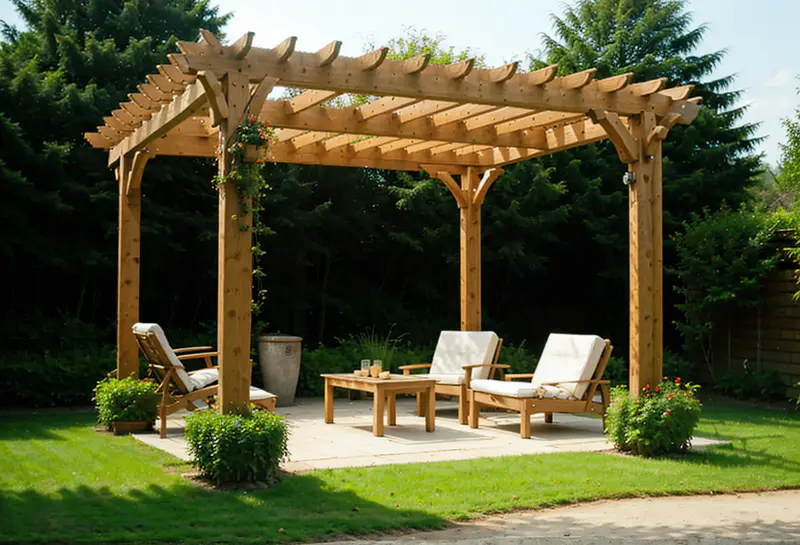 grass pergola