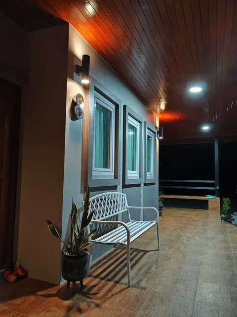 Accent Lighting driveway entrance