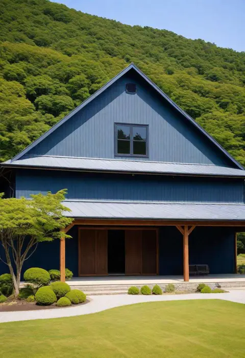 japanese barndominium exterior