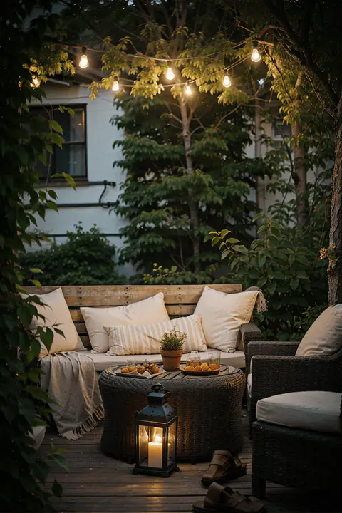 lantern rustic outdoor lightning idea