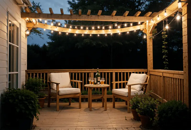 outdoor string lights home
