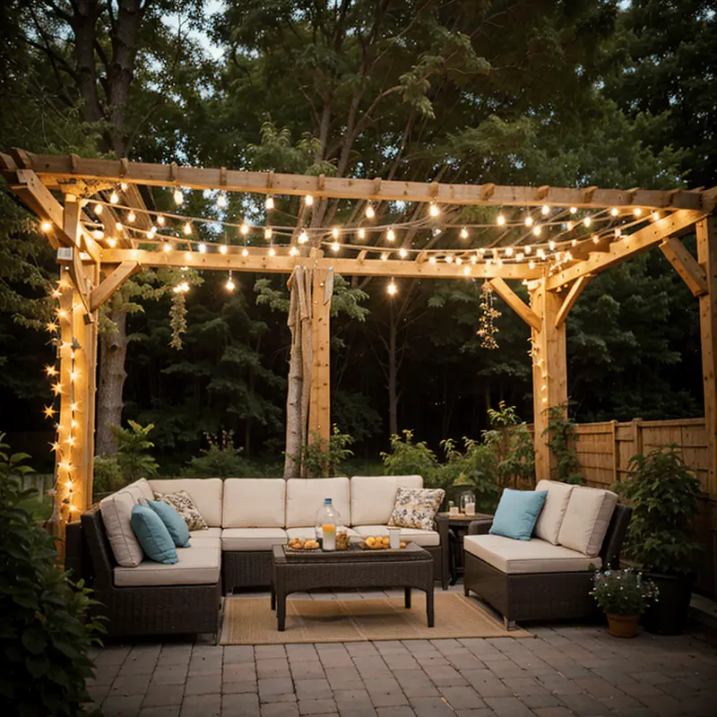 outdoor string lights