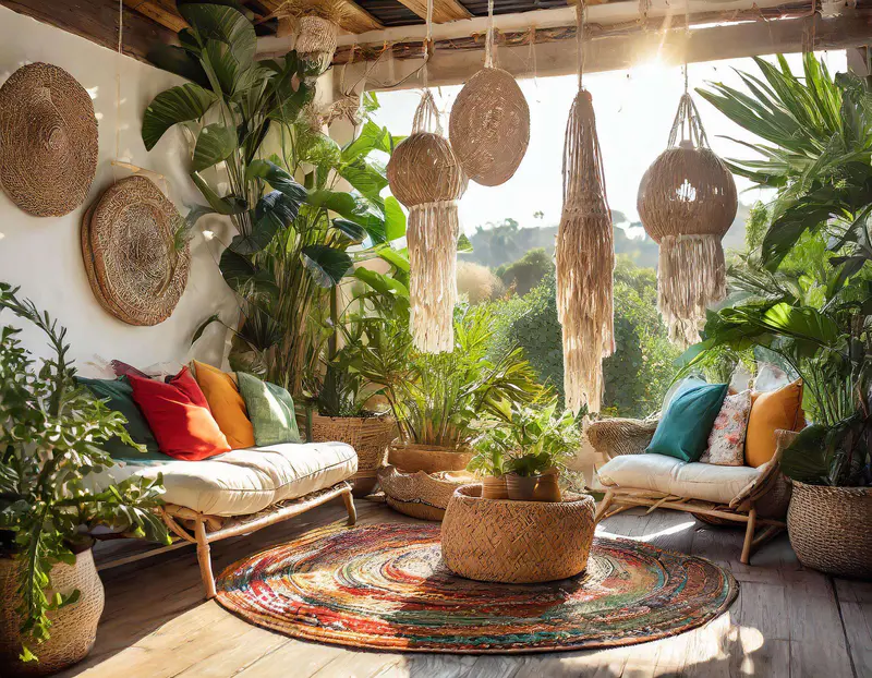 eclectic style sunroom