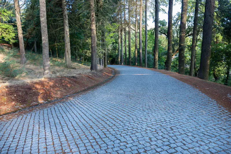 Perfectly Paved Perfection driveway entrance