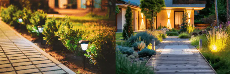 pathway illuminate outdoor lights