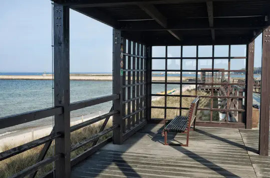 pergola beach coastal
