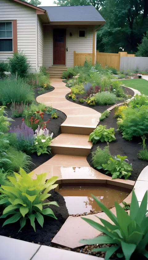 rain garden reservoir