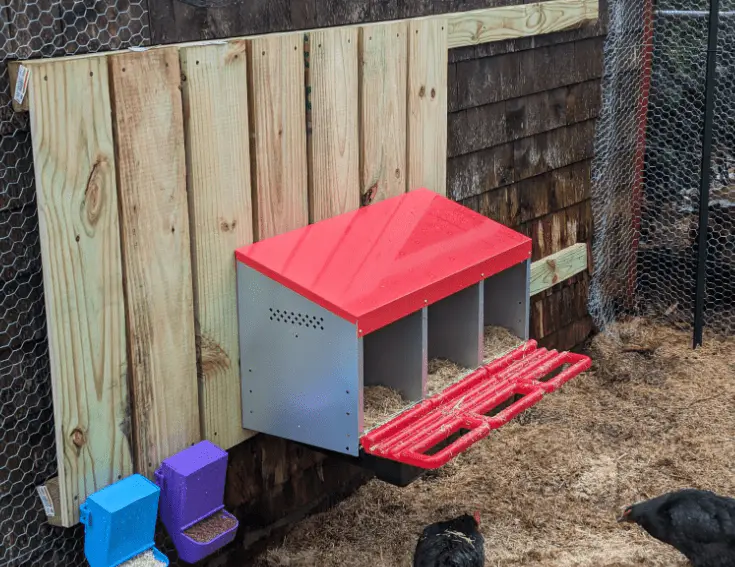 red nesting box