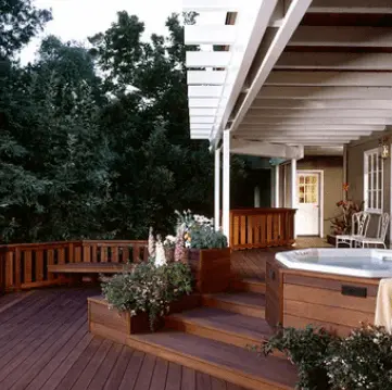 redwood deck