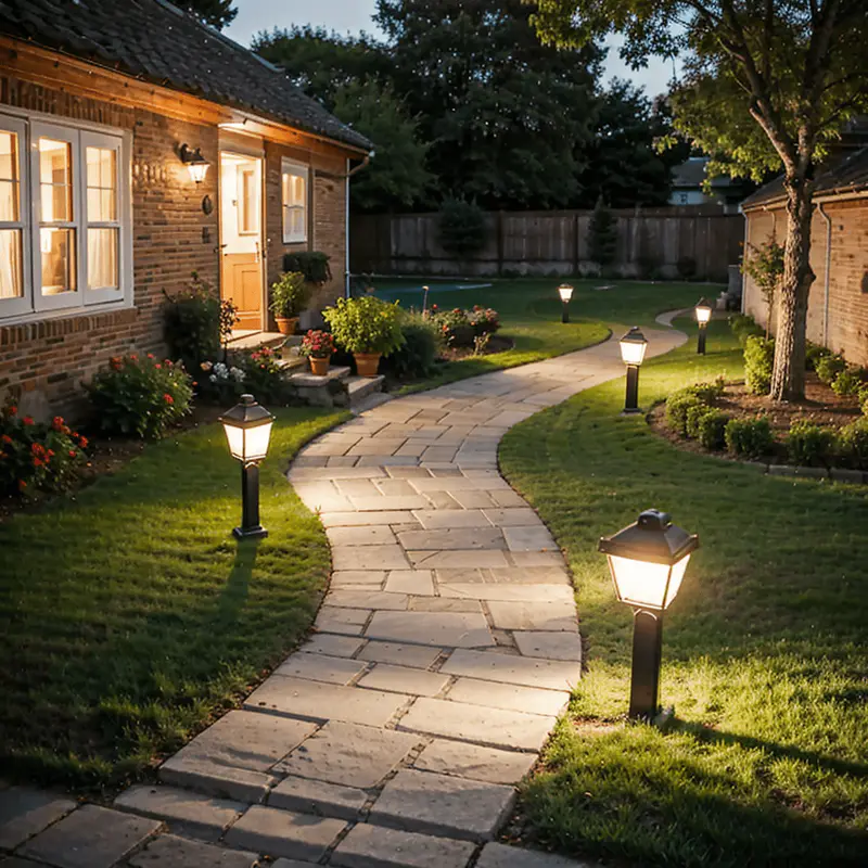 solar lightning outdoor