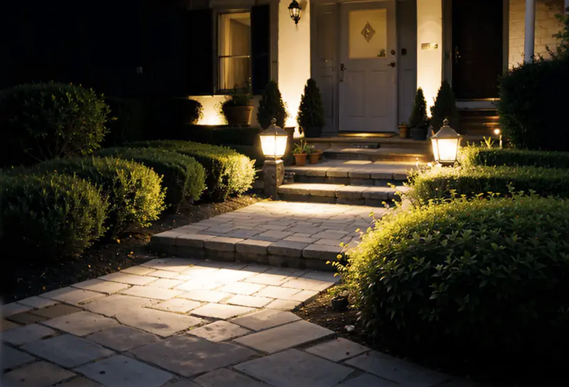 spotlights floodlights layer outdoor