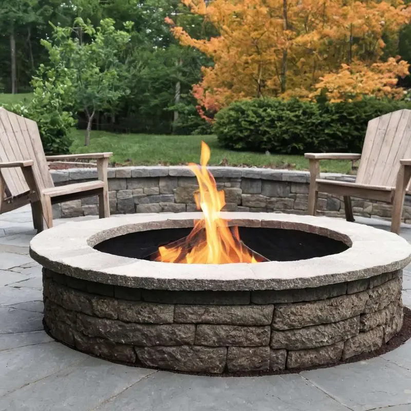 stone firepit
