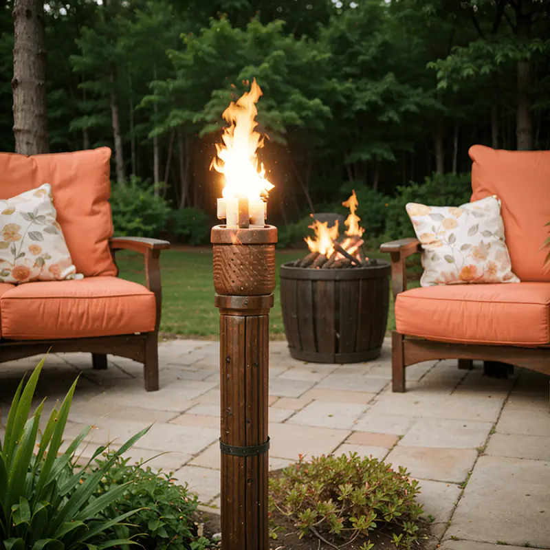 tiki torch outdoor home