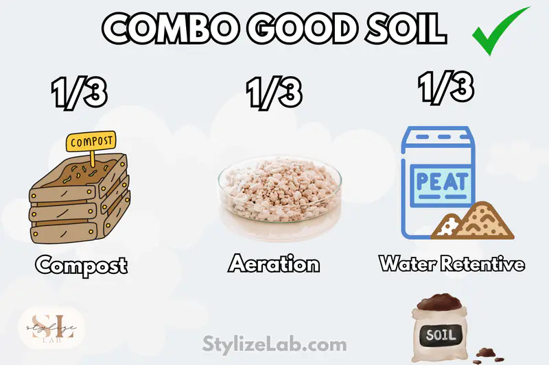 Create Good Soil with combo of composto aeration material and water retentive