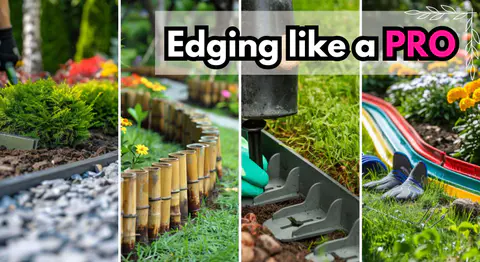Eye-Catching: 9 Lawn Edging IDEAS (Choosing the Right Edging: Type, Budget, Tips & Tools)