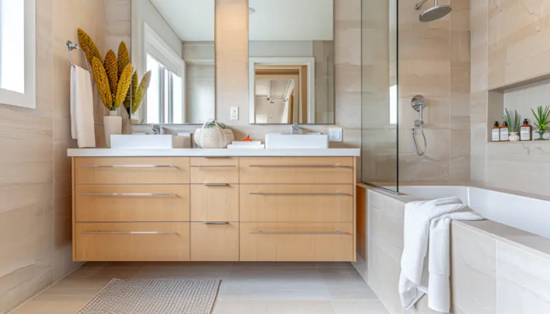 Floating Vanities and Fixtures